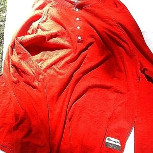Champion ribbed  Long Sleeved henley